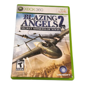 Blazing Angels 2 Secret Missions WWII Xbox 360 Complete Tested Ubisoft Flight Ga